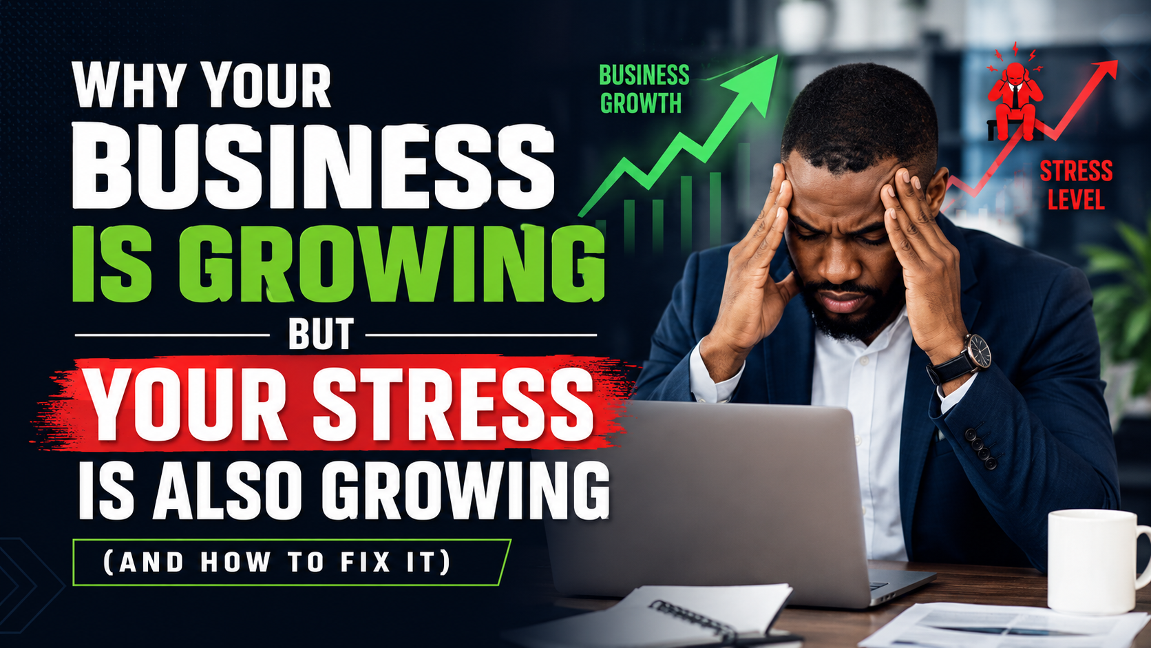 Why Your Business Is Growing but Your Stress Is Also Growing (And How to Fix It)
