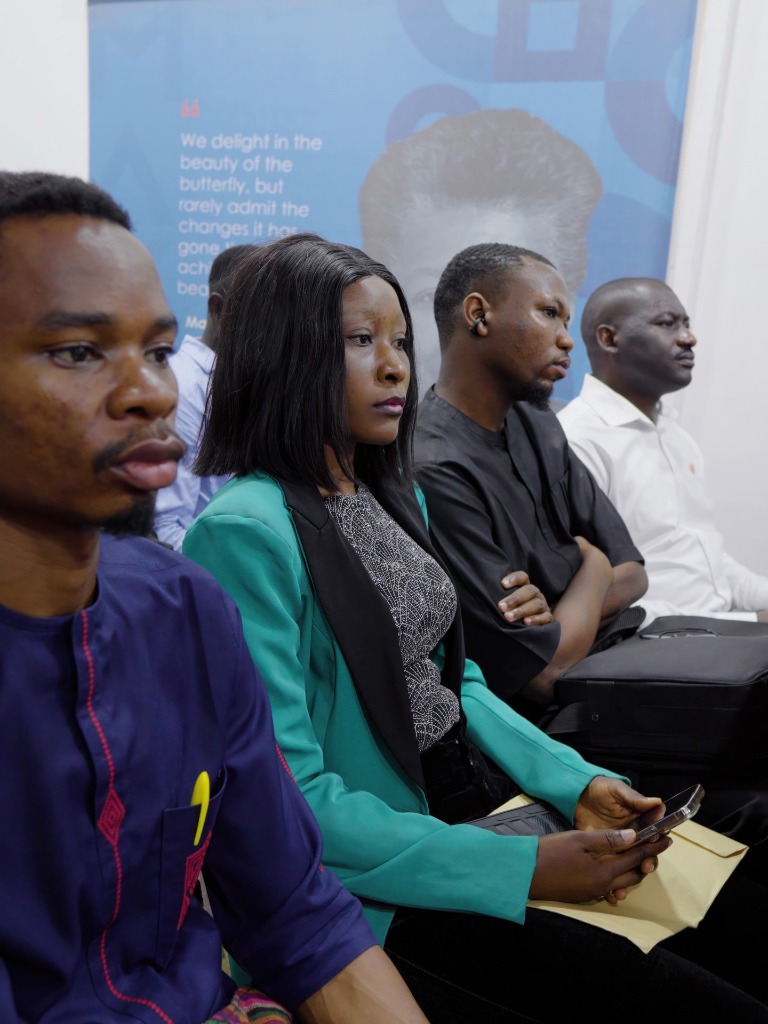 Audience focusing on presentation